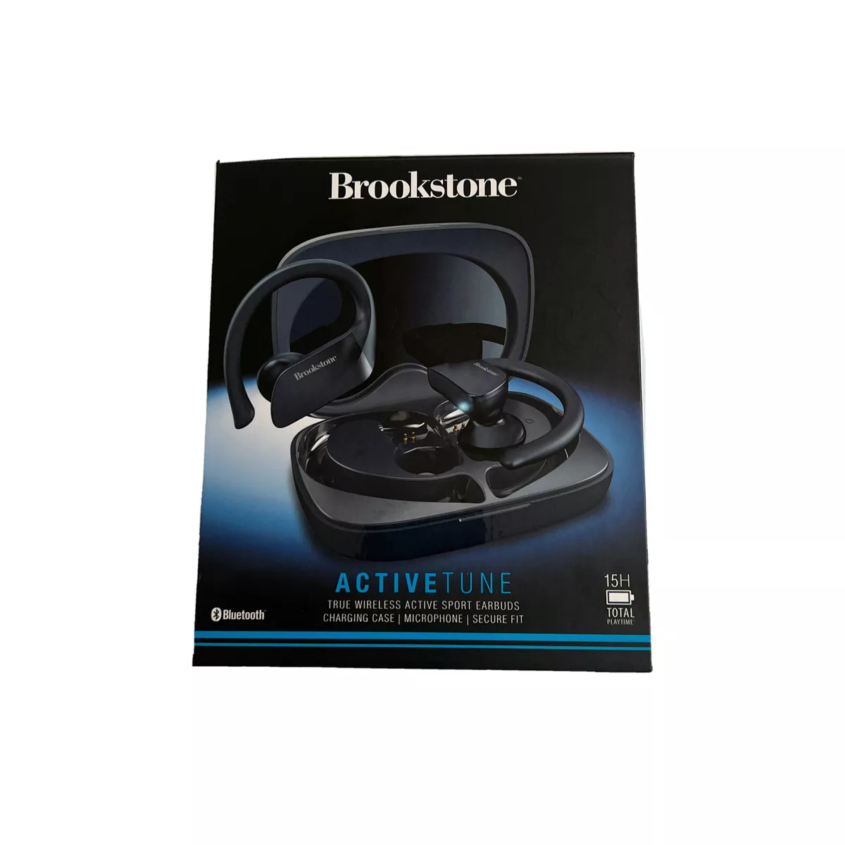 Brookstone true wireless 2025 with charging case