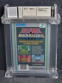 NES Ikari Warriors CIB HANGTAB Wata 9.4 Complete Box Nintendo Hang Tab Game VGA
