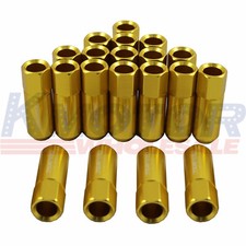 M12X1.5 60MM Gold 20 PCS Extended Forged Alum...