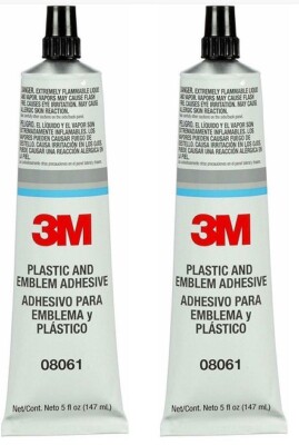 3M 8061 Adhesive Glue Security Craft Plastic Emblem (2 Pack ...
