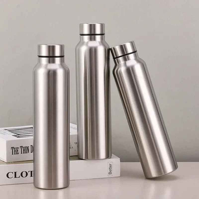 1000ml Edelstahl Trinkflasche Langlebig Sport Gym Camping Flasche
