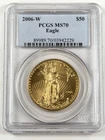 2006-W $50 American Gold Eagle 1 oz PCGS MS70 West Point US Bullion Coin