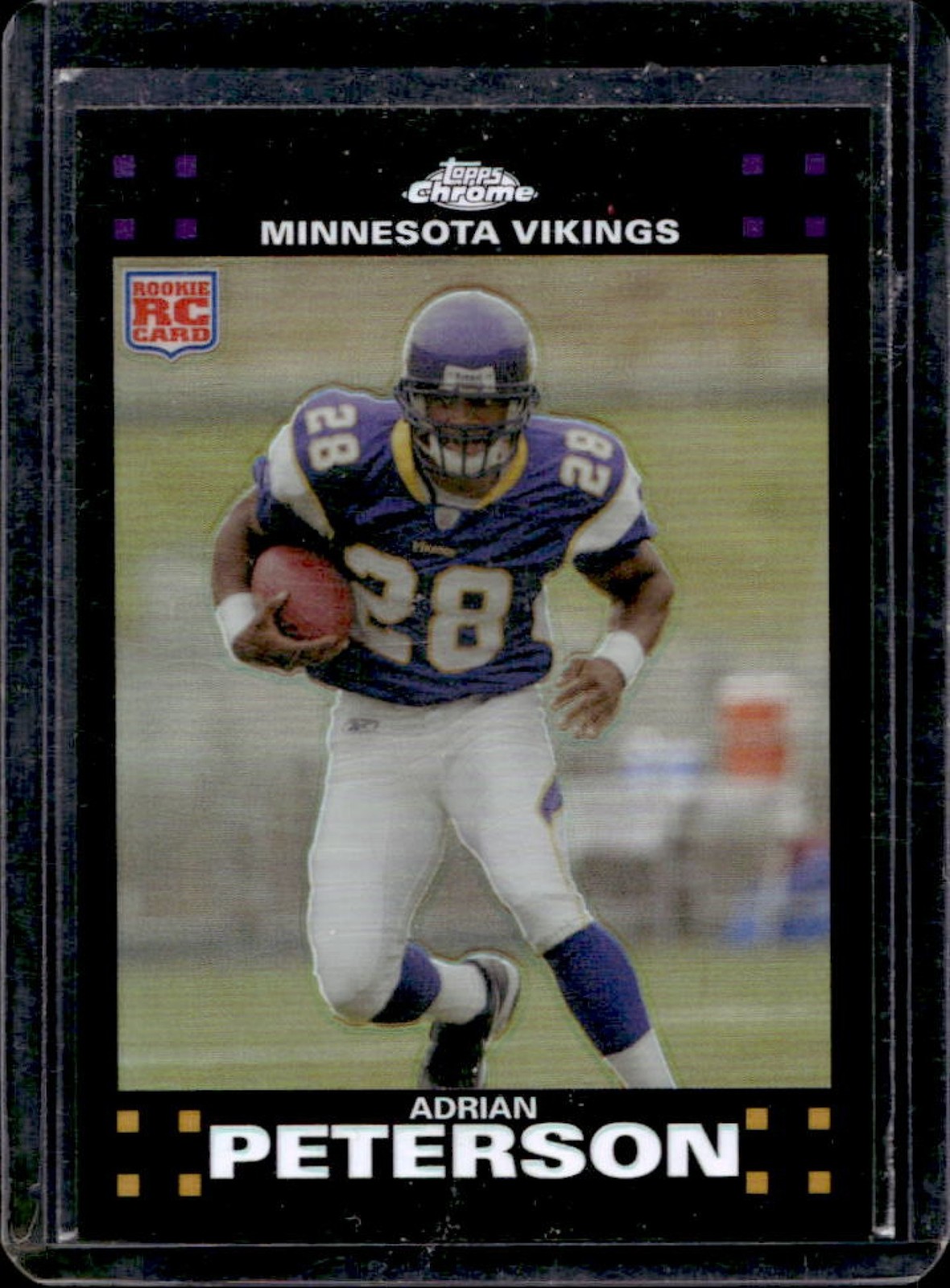 2007 Topps Chrome Adrian Peterson RC Refractor Rookie #TC181 Vikings