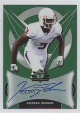 2019 Leaf Valiant Green 63/75 Keesean Johnson #BA-KSJ Auto w6f