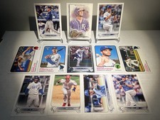 Kansas City Royals 2022 12 Card Lot Topps Chrome, Allen & Ginter, Heritage A