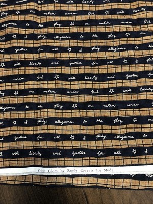 Olde Glory Fabric By Sandy Gervais For Moda 3 Yds + 2 , 44  Wide