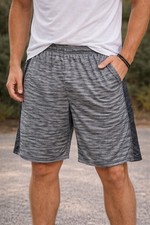 Men s Essentials Long Athletic Shorts Size XL
