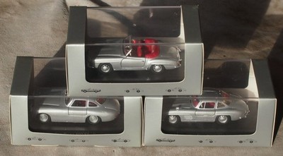 1:43 Mercedes SL Konvolut:  190 SL, 300 SL, 300 SL Prototyp   Hongwell Cararama