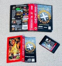 Revolution X (Sega Genesis) Game CIB Complete w/ Case & Manual - Tested