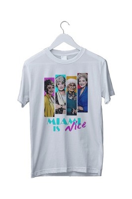 Golden Girls Miami Vice Parody Nice Squad Team T-Shirt Mens S M L XL 2 3 4 XL  