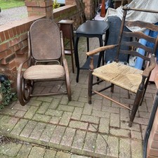 Vintage Rocking Chair Bent Wood