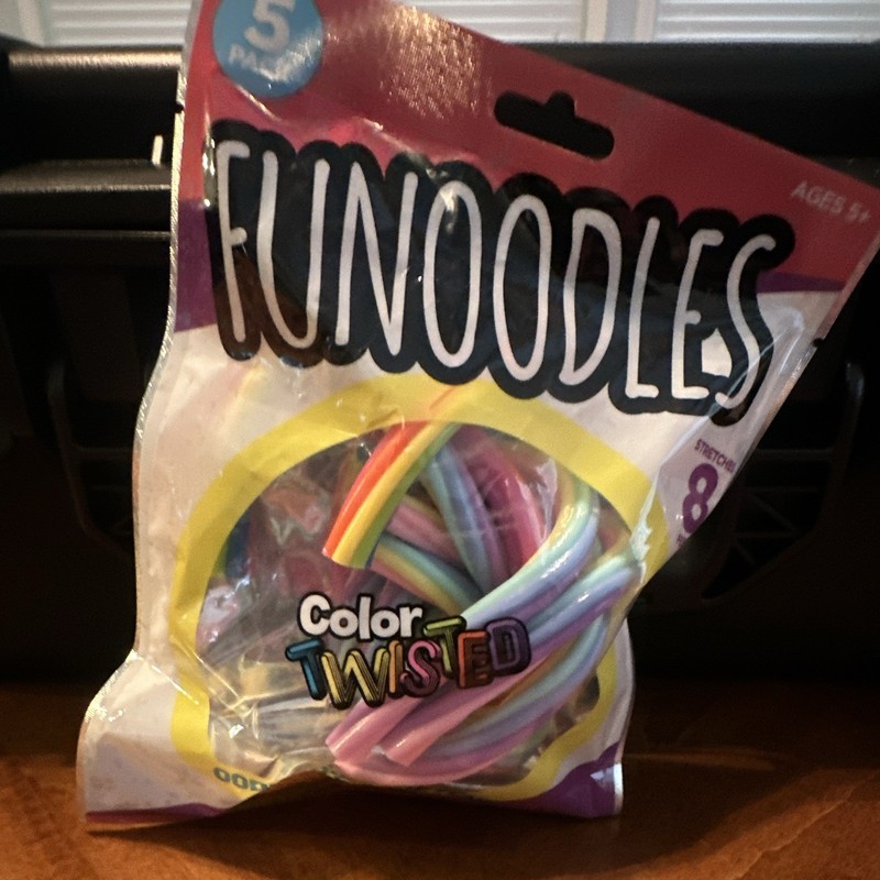 Funoodles Color Twisted Tactile Sensory Fidget Noodles 8 Pack Ages 5+