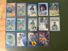 Omarion Hampton Los Angeles Chargers (14) Rookie Card Lot - Patch/Base/Inserts