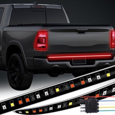 60 InchTruck Tailgate Light Bar Single Row LED Tail Light Strip with Brake Re...