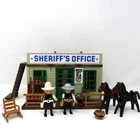 Playmobil 3423 Sheriff’s Office Western Jail HQ Bandits Horses Vintage Set