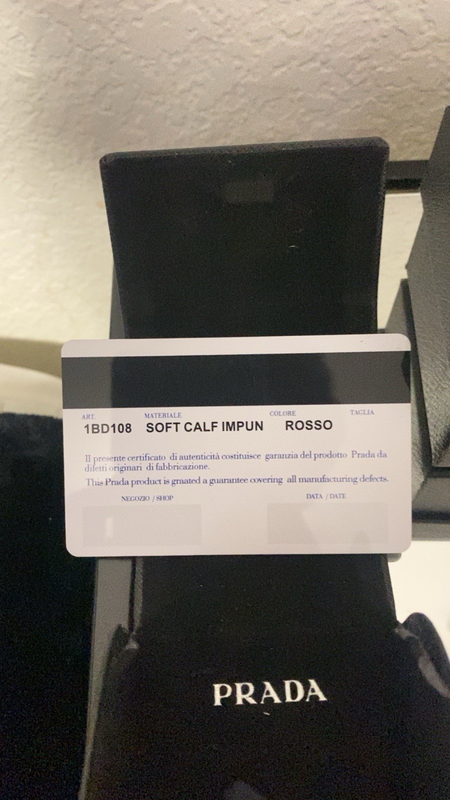 PRADA SPR17WS 1BO2O1 Men's Square Black Plastic Sunglasses Tinted Lens thumbnail 8