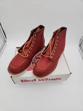 Red Wing Heritage Men's Size 11 6 Inch Moc Toe Work Boot 8875 Oro Russet USA NIB