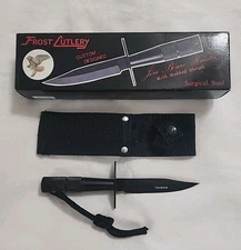 Frost Cutlery Custom Designed Jim Bowie Hunter Knife/Webbed Sheath 17-813B