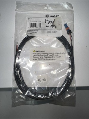 Bosch Ebike Headlight Wire Cable 1270.020.322-VE4