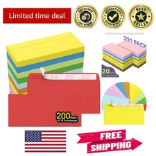 Peel and Seal Security Envelopes - 200 Multicolored #10 Tinted for Business
