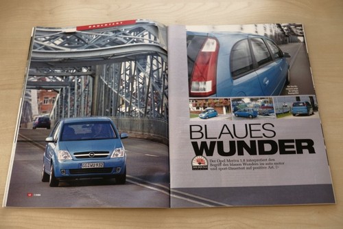 Auto Motor und Sport 07/2006 Wirklich gut? Opel Meriva 1.8 mit 125PS im 100TKM-D
