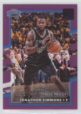 2017-18 Panini Donruss Press Proof Purple 169/199 Jonathon Simmons #109 0q0