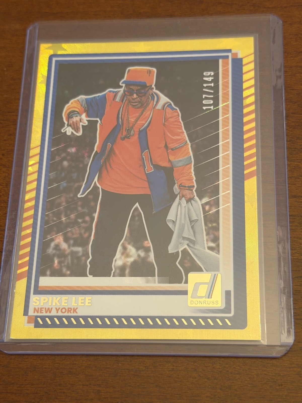 spike lee /149 donruss yellow