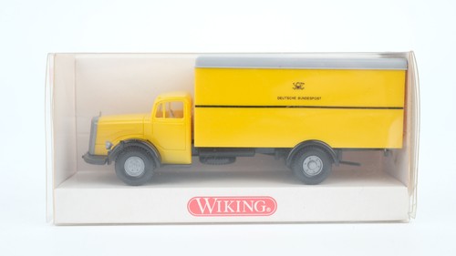 Wiking H0 8600125 Camión Maleta Postal (Mercedes-Benz L 6600) | Condition: Gebraucht