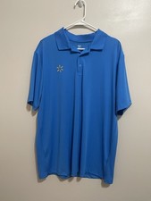 Walmart Shirt Blue Polo Employee Uniform Spark Logo Staff Work Men s Size Large