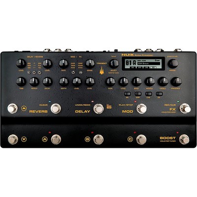 NUX TRIDENT NME5 Guitar Processor With Amps, IR Loader, FX, Phrase Looper Black