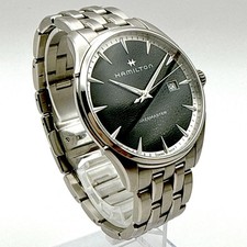 A125 HAMILTON JAZZMASTER Hamilton Jazzmaster Gent Black Dial Quartz Men's Watch 9