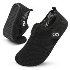 Water Shoes for Women Men Swim Beach Aqua 15-16 Women/12-13 Men Mesh Black