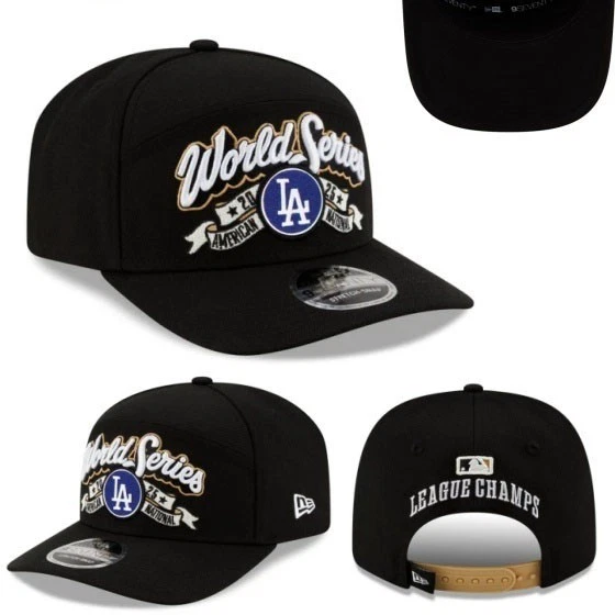 Boné ajustável 2025 World Series League Champs LA chapéu Los Angeles Dodgers 9FORTY - Imagem 2 de 4