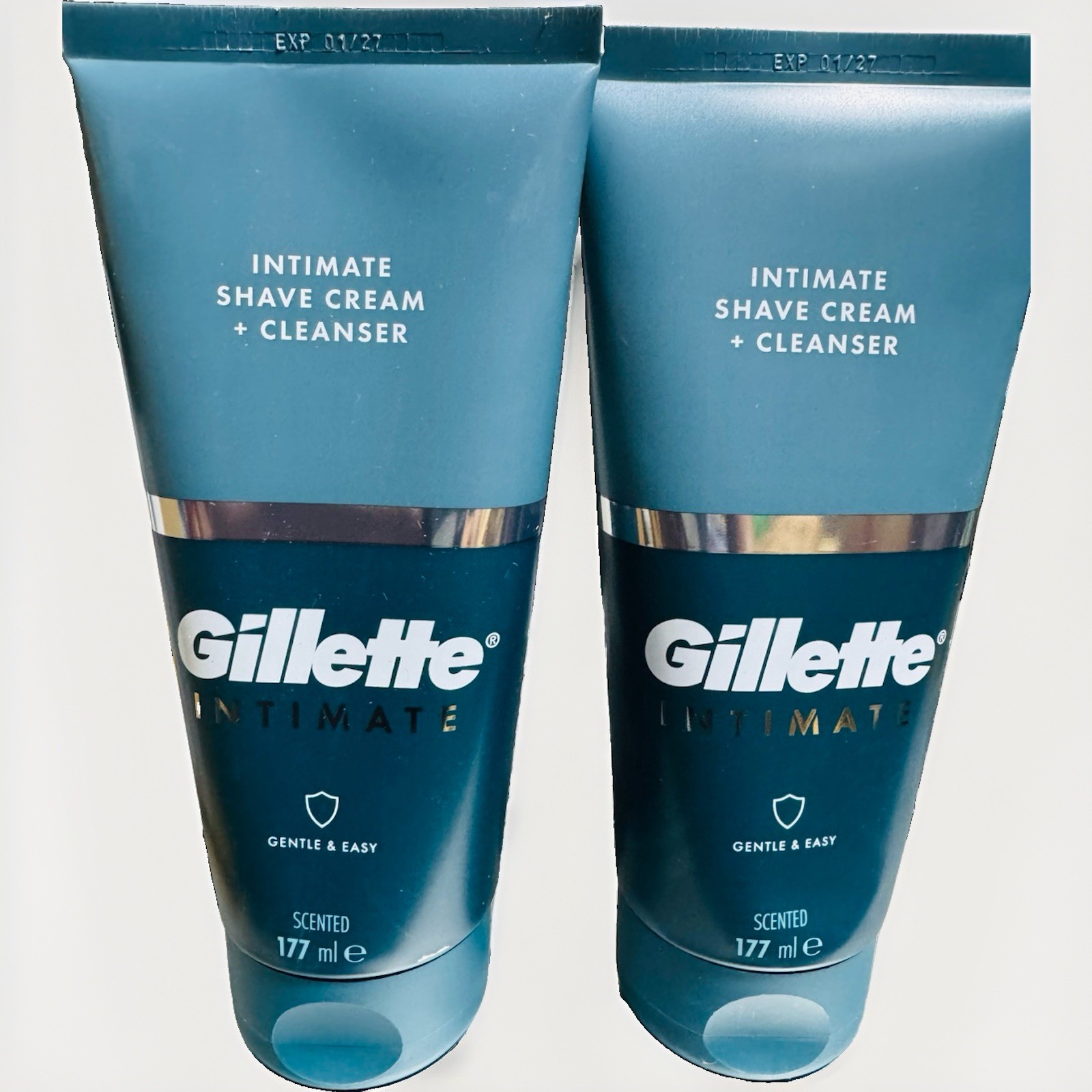 Gillette Intimate Men Shave Cream and Cleanser Scented Hair Removal 177ml #H - Image 3