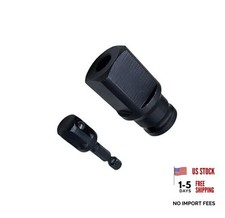 1" Tapered Male Square Drive Adapter/Pie Plug Socket for Electric Drill