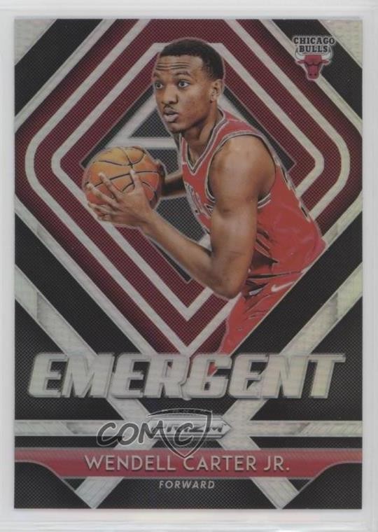 2018-19 Panini Prizm Emergent Silver Prizm Wendell Carter Jr #7 s5a