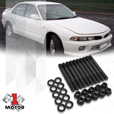 Front 12-point Cylinder Head Stud Nuts for 90-94 Mit Eclipse 4G63 Engines 12mm