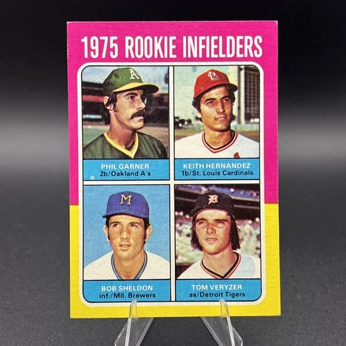 1975 Topps #623 Keith Hernandez-Phil Garner -Tom Veryzer (RC) EX Nice Card!
