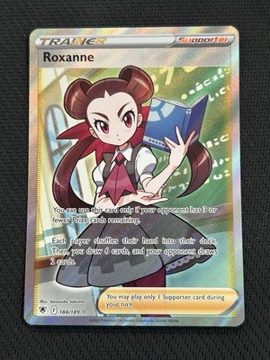 Roxanne 188/189 Astral Radiance Full Art Ultra Rare Holo Pokémon TCG NM Card
