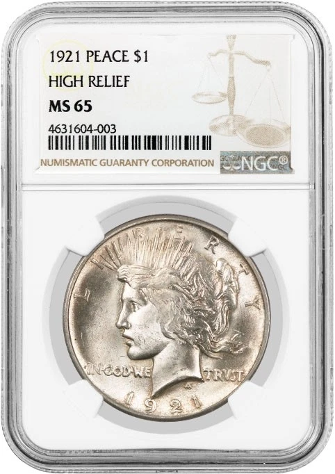 MS 65 Graded 1921 Year Peace Dollars (1921-1935) for sale | eBay