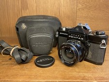 Near Mint Pentax Spotmatic SP Black Film Camera Super Takumar 35mm F/3.5 JP