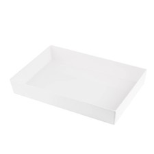 TableCraft CW5000N Simple Solutions&trade; Full Size 10 Qt. Long Aluminum Bowl