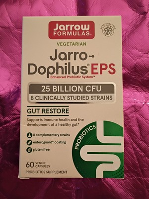 Jarrow Jarro-Dophilus EPS (25 Billion CFU)  60 vcaps  Exp 02/27 New Sealed