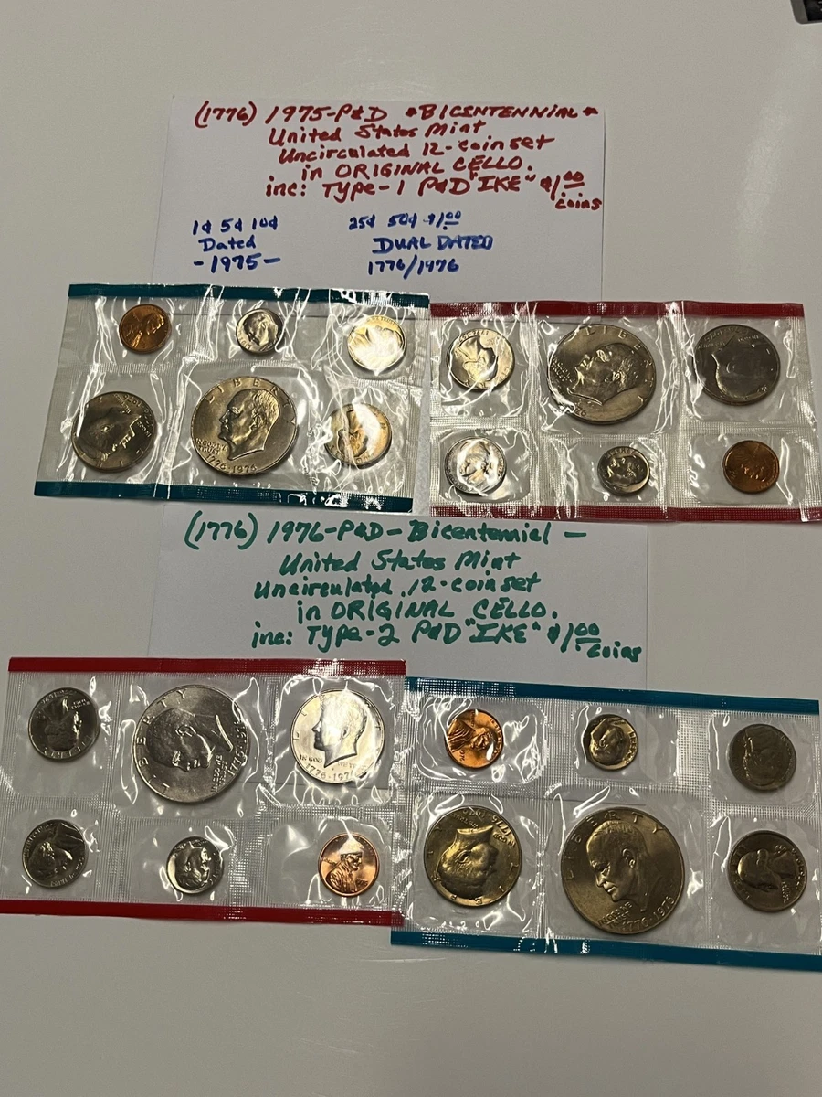 クオーター 16枚セット 年号多数 Uncirculated Uncertified 1975 US Coin Mint Sets for sale | eBay