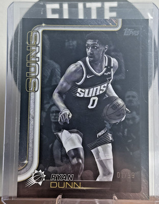 RYAN DUNN #01 /99 BLACKOUT Rookie Parallel   Topps SP #159 | Phoenix SUNS
