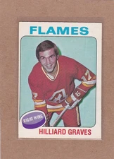 1975-76 O PEE CHEE HOCKEY HILLIARD GRAVES #62 FLAMES EX+ *A38219