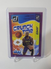 2024 Panini Donruss Crunch Time LeBron James #4 Press Proof Purple COLOR MATCH