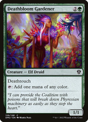 [MTG] Deathbloom Gardener (159) (DMU) NM