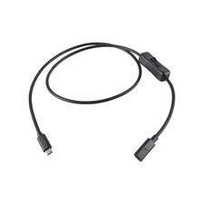 Type C USB 3.1 Extension Cable Male to Female with Switches 100W Fast Charging