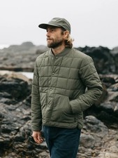 Finisterre Mens Lapwing Insulated Jacket Size XL  In  Olive Green - New